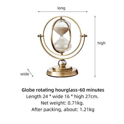 Classic Glass Office Timer Ornament