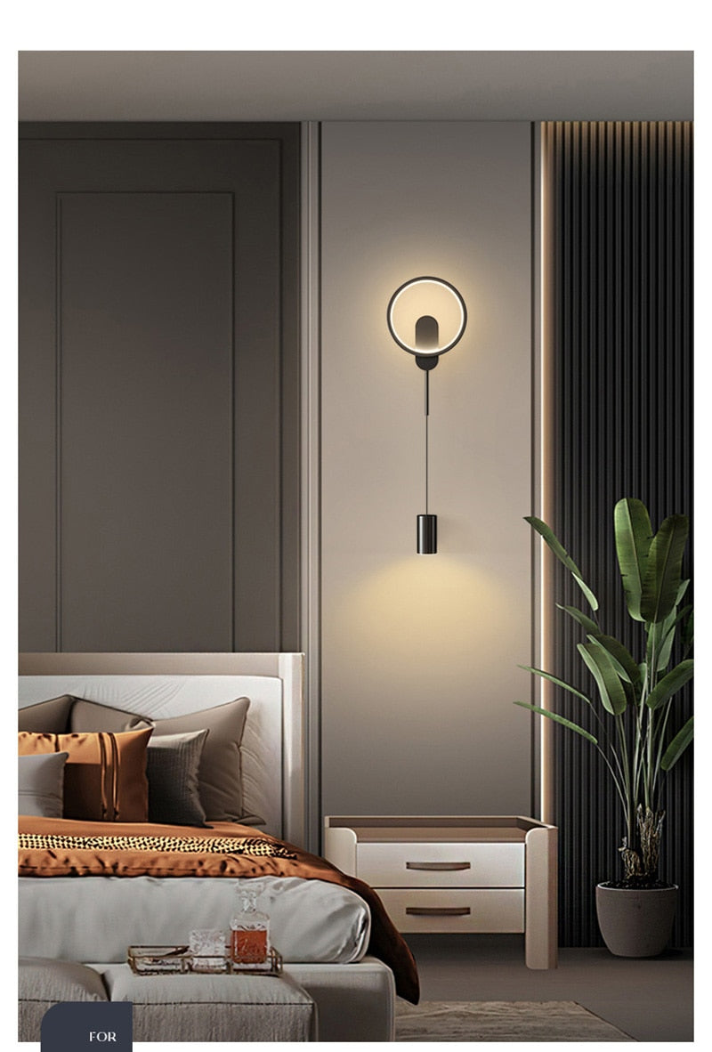Contemporary LED Gold Sconce Wall Lamp 24W
