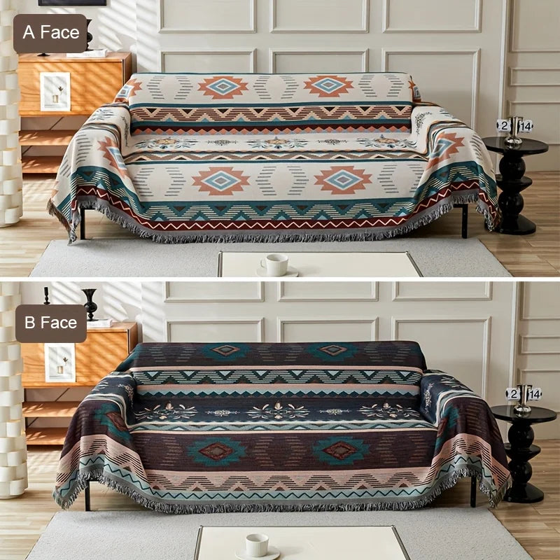 Cozy Double Sided Fleece Throw Blanket