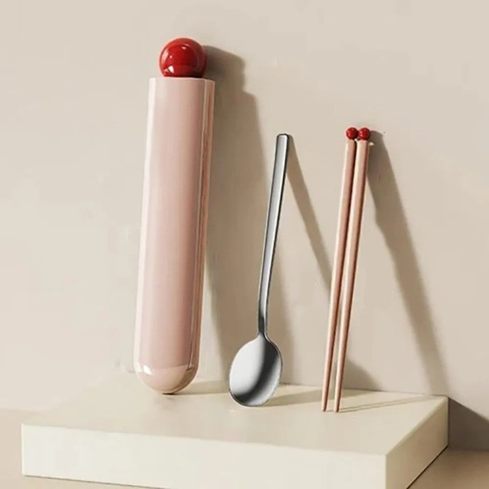 Compact Travel Chopstick Utensil Set