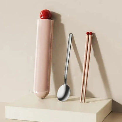 Compact Travel Chopstick Utensil Set