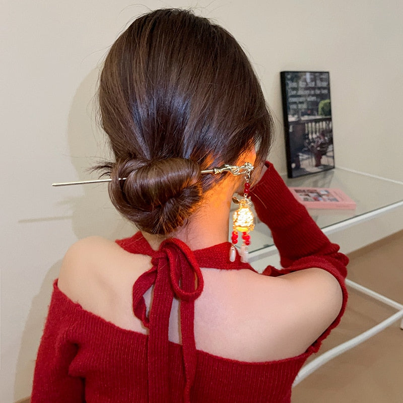 Beautiful Sparkling Butterfly Clip Hairpin