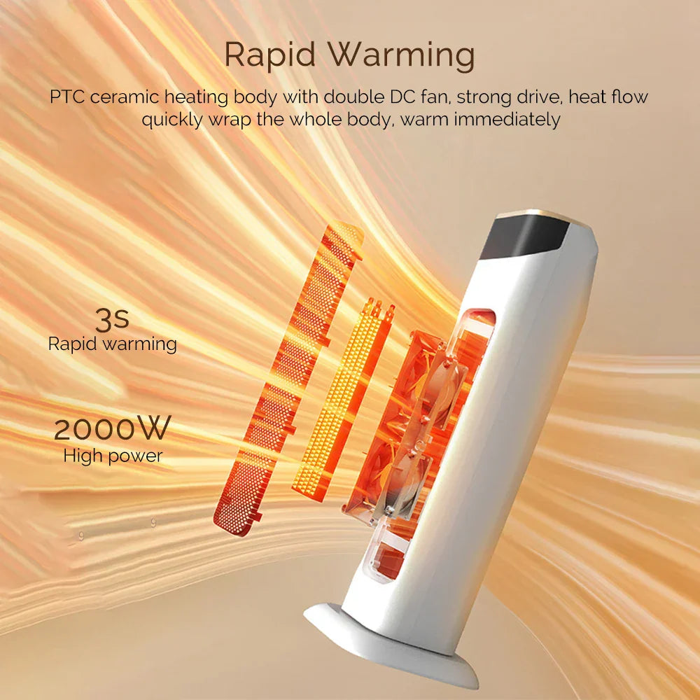 Portable Digital Heat Heater with Remote Control