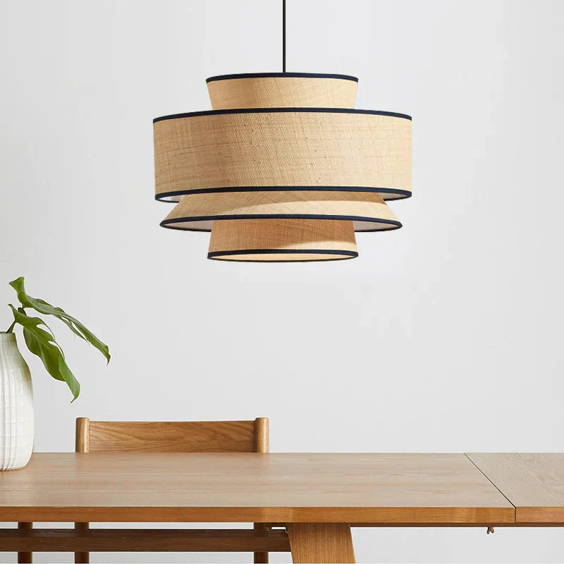 Soft Fabric LED Hanging Light for Warm Atmosphere - Luxicro