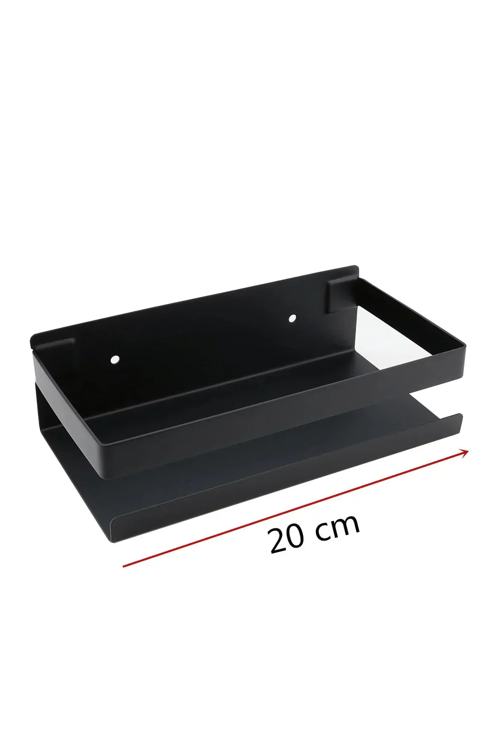 Modern Floating Black Storage Shelves