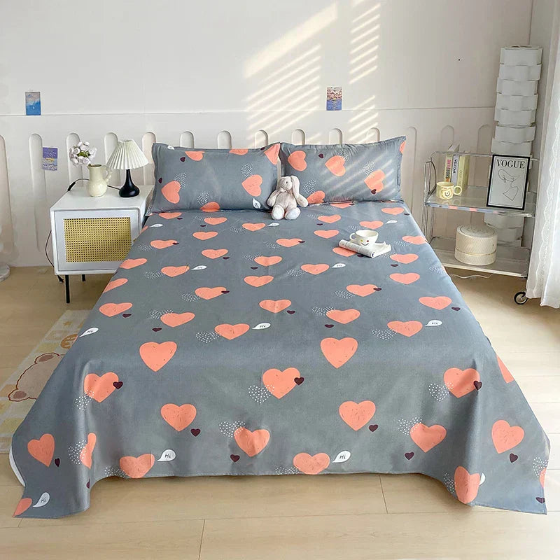 Comfortable Floral Pattern Bed Sheet Set