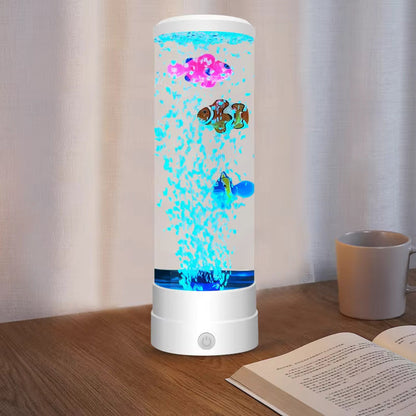 Calming Multicolor Fish Tank Desk Lamp - Luxicro