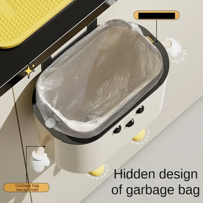 Humorous Quote Wall Mounted Waste Bin