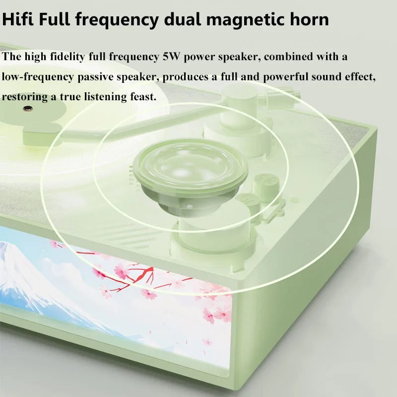 Compact LED Wireless Speaker with Essential Oil Diffuser