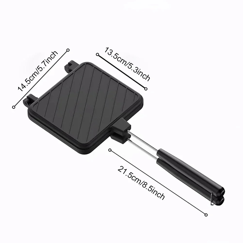 Easy Clean Double Sided Sandwich Maker Toaster - Luxicro