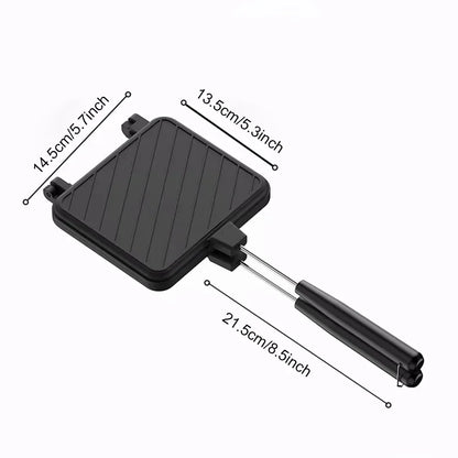 Easy Clean Double Sided Sandwich Maker Toaster - Luxicro