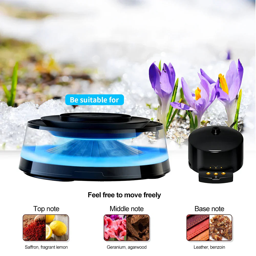 Essential Oil Diffuser with Wireless Charging - Luxicro