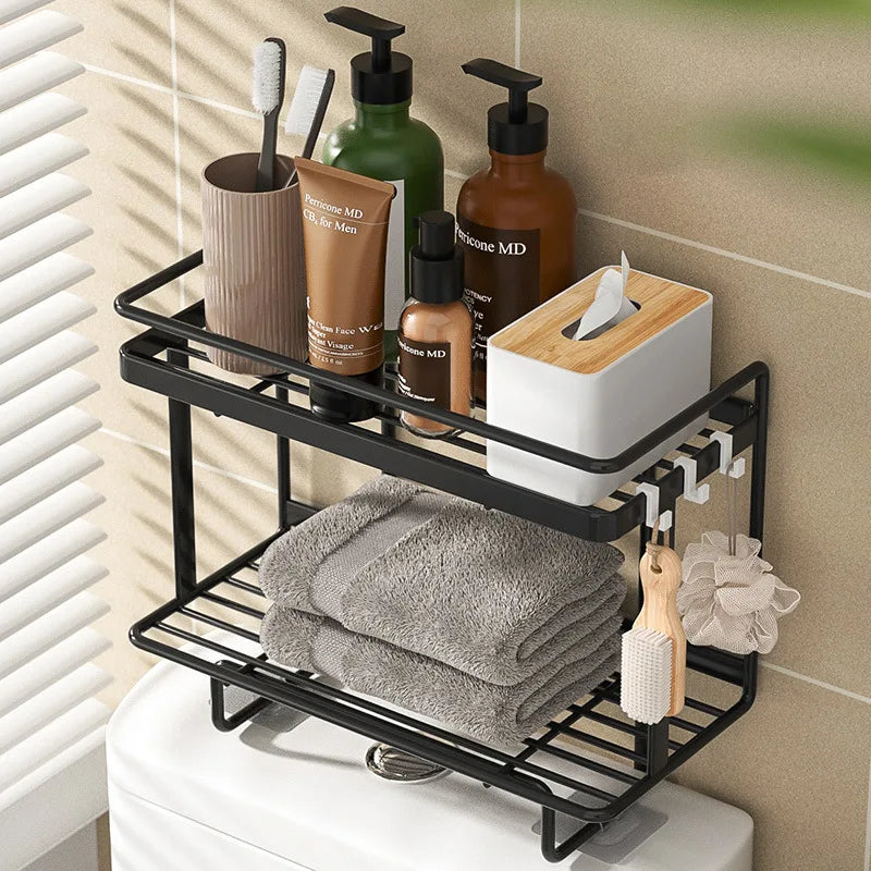 Space Saving Above Toilet Storage Rack - Luxicro
