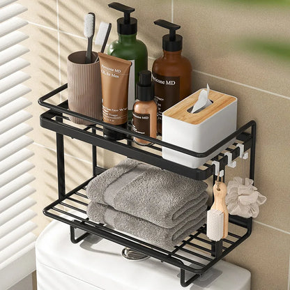 Space Saving Above Toilet Storage Rack - Luxicro