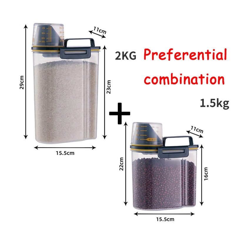 Convenient Pet Food Storage Measuring Cup