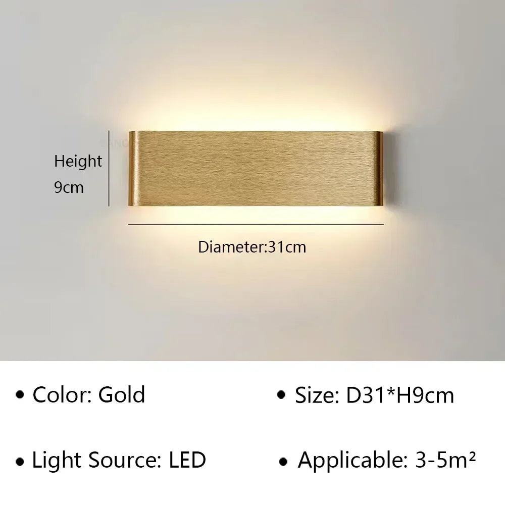 Stylish LED Wall Sconce with Soft White Light