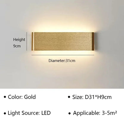 Stylish LED Wall Sconce with Soft White Light