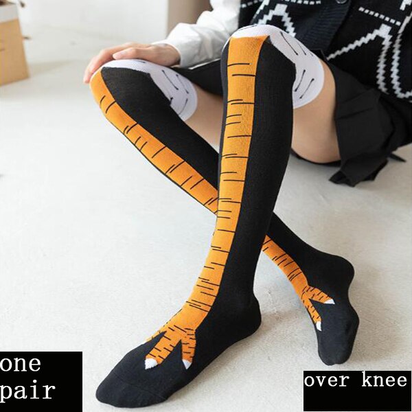 Funny Chicken Leg Novelty Socks - Luxicro