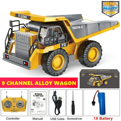 Tough 4x4 RC Construction Truck Toy for Kids