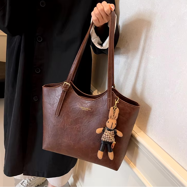 Stylish Ladies Tote Bag with Charm