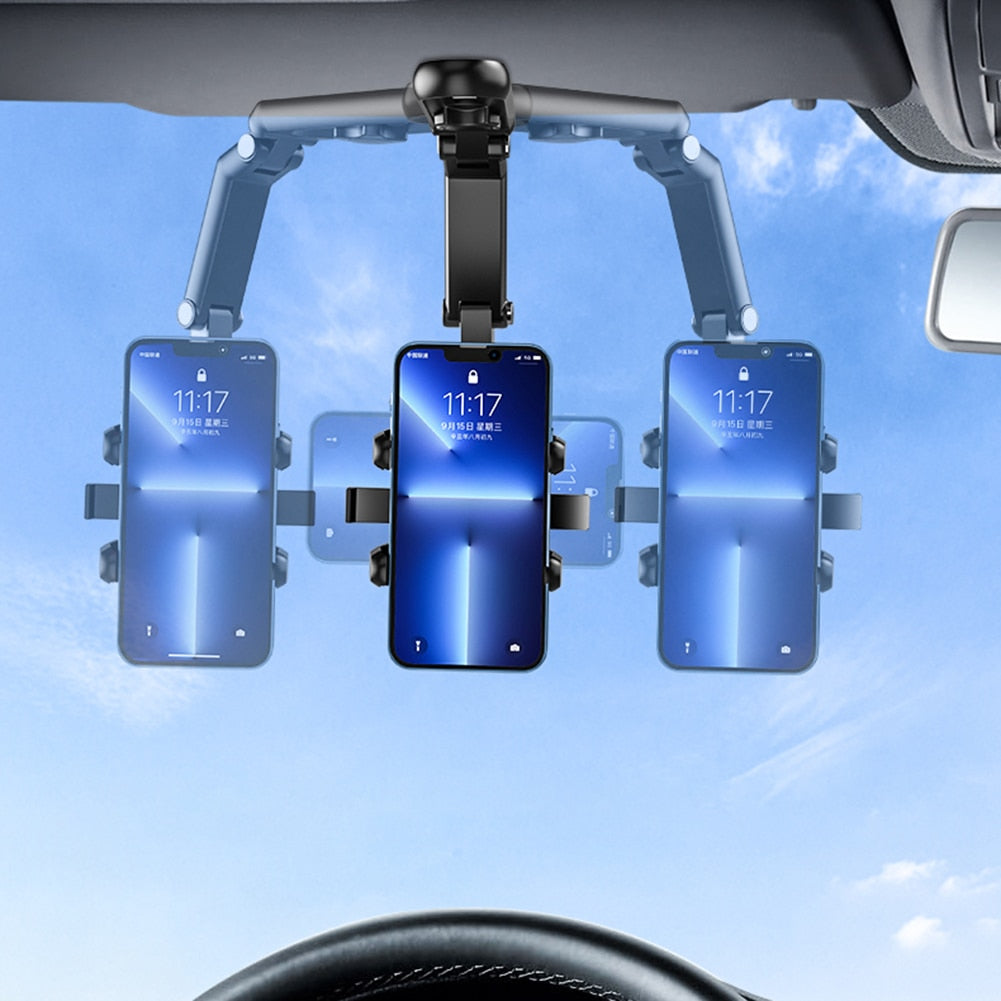Adjustable Car Phone Holder Visor Mount