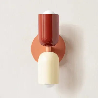 Classic White Dual Head LED Wall Lamp