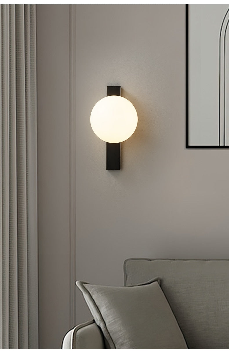 Modern Copper Estiluz LED Wall Light Fixture