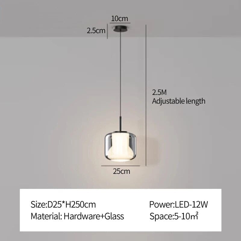 Luxury Copper Pendant LED Ceiling Light Fixture