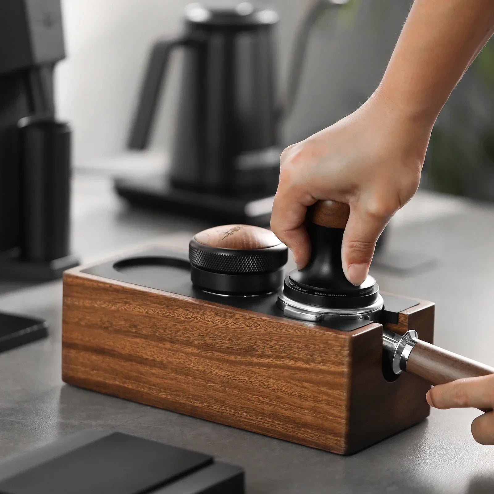 Traditional Wooden Coffee Storage Box - Luxicro