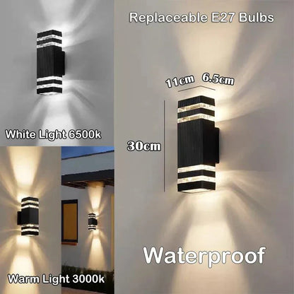 Weatherproof LED Outdoor Wall Light with Dual Direction