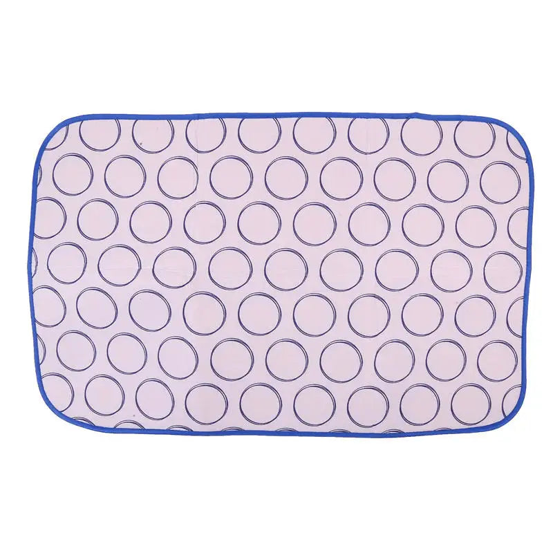 Compact Travel Ironing Mat with Thermal Protective Cover