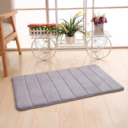 Soft Memory Foam Bathroom Mat with Non Slip Base