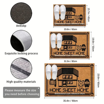 Durable Water Resistant Entryway Door Mat Rug