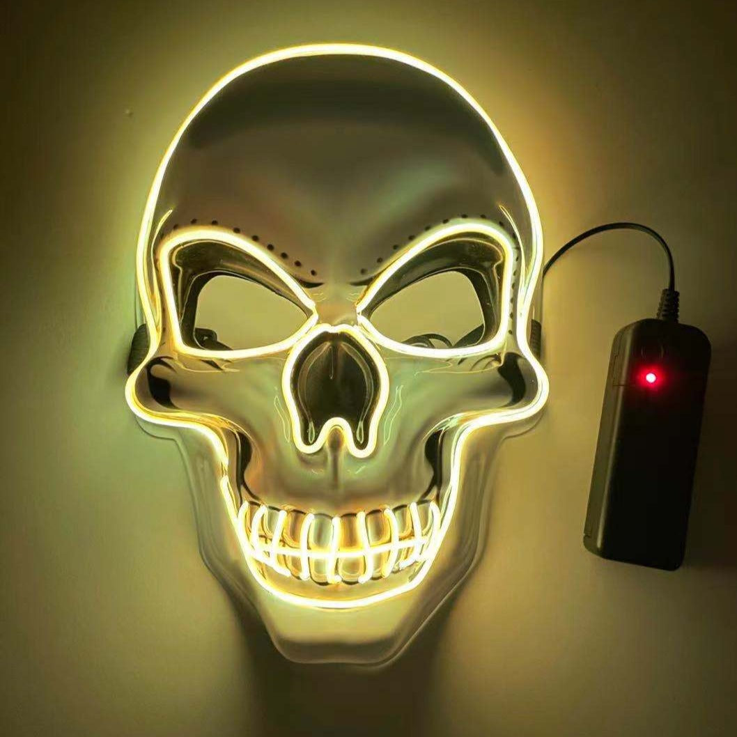 Glowing LED Halloween Mask