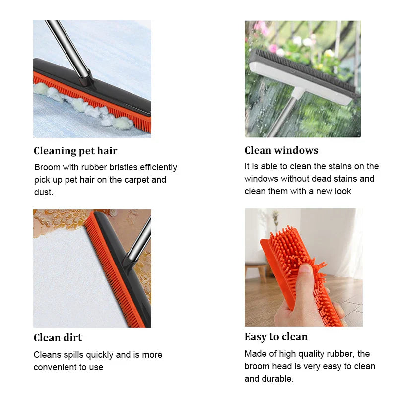 Easy Pet Hair Sweeper for Home and Garden