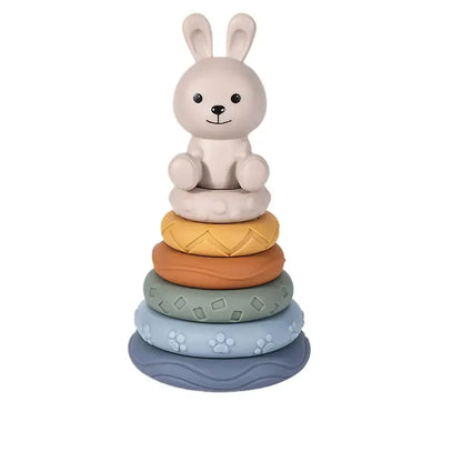 Soft Montessori Stacking Toy Rings for Babies