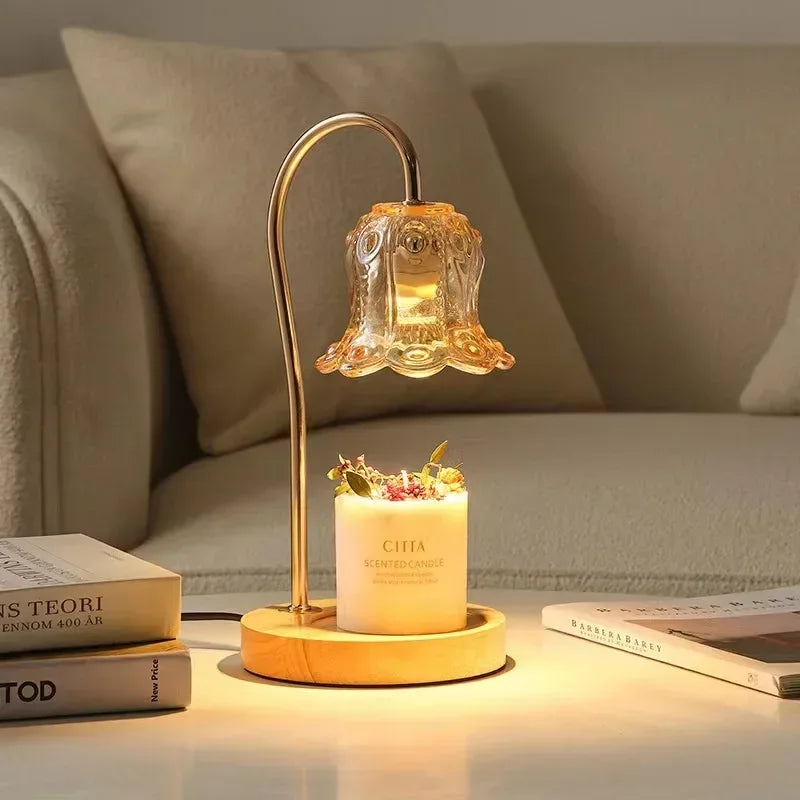 Petal Shaped Soft Glow Candle Lamp - Luxicro