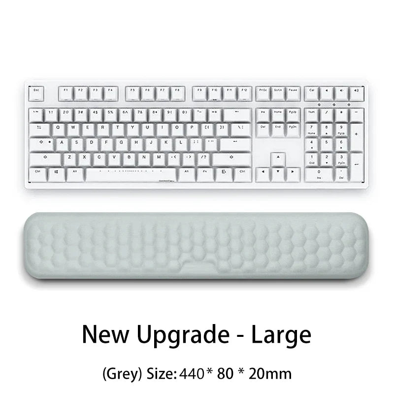 Comfortable Ergonomic Mouse Pad with Gel Wrist Rest