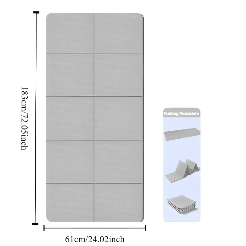 Eco Friendly Foldable Yoga Mat - Luxicro