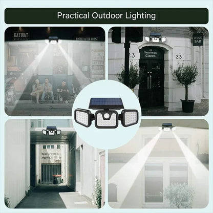 Energy Efficient Motion Sensor Solar Outdoor Lamp