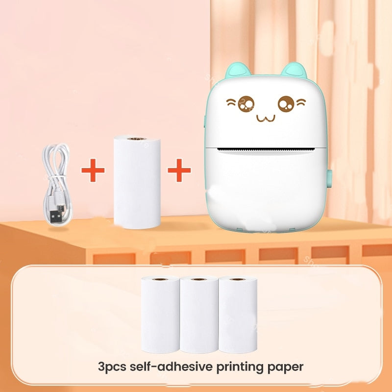 Portable Animal Thermos Bluetooth Label Printer