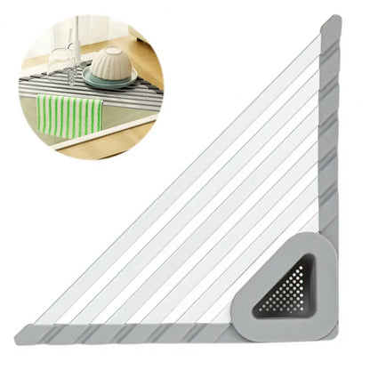 Non-Slip Corner Kitchen Shelf Organizer Rack