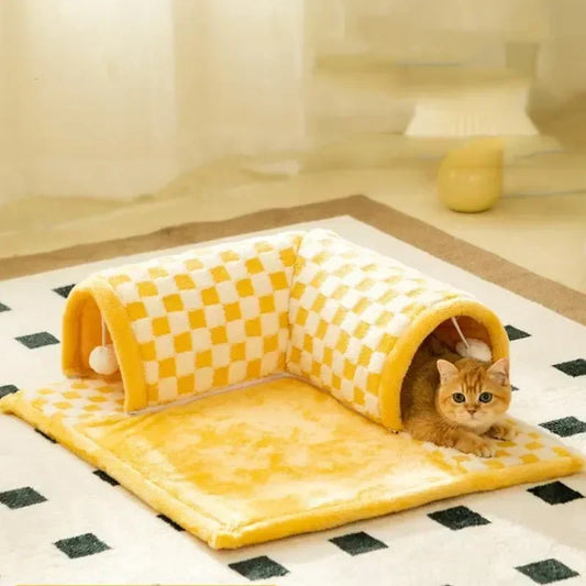 Cozy Kitty Playhouse Tent Bed - Luxicro