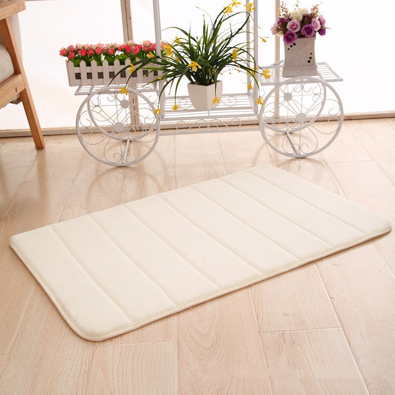 Soft Memory Foam Bathroom Mat with Non Slip Base
