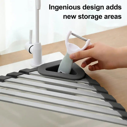 Non-Slip Corner Kitchen Shelf Organizer Rack