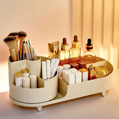 Premium Beauty Storage with Compact Rotating Case