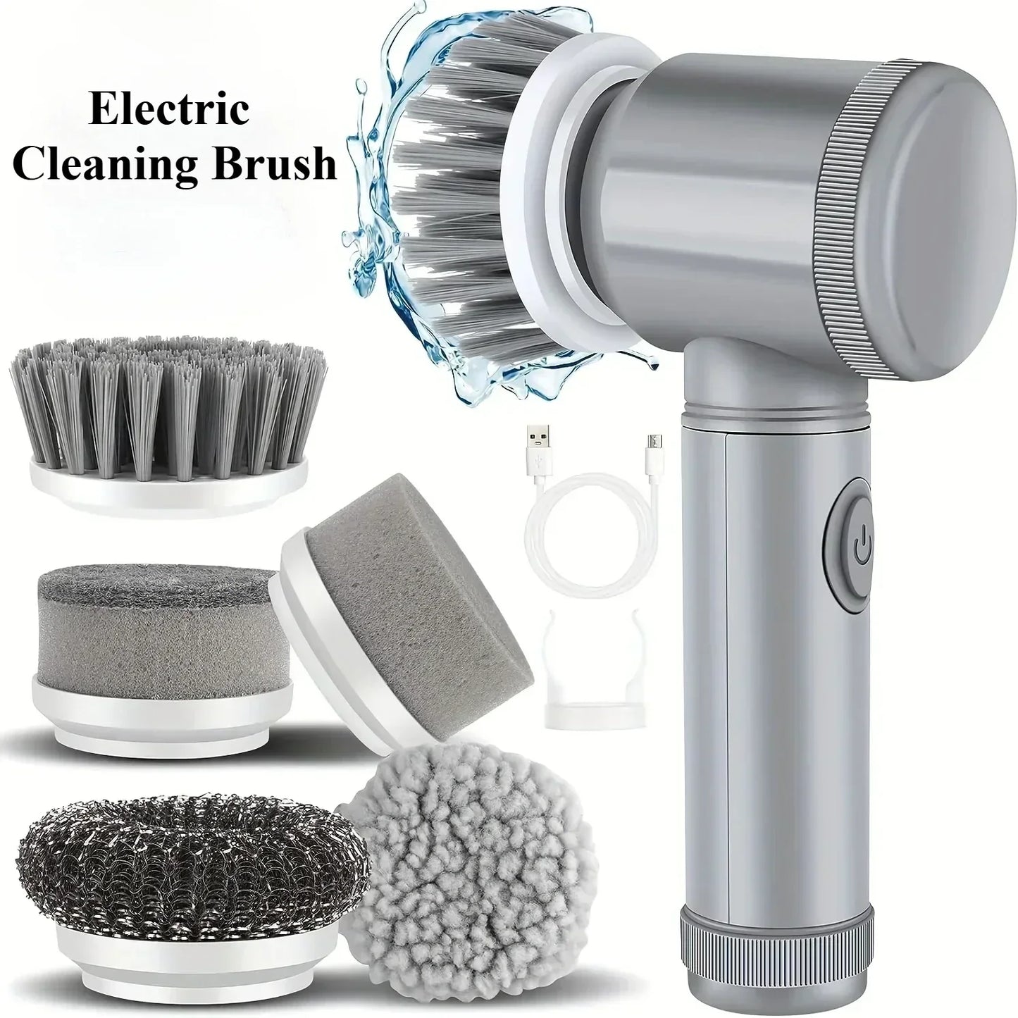 Easy to Use Wireless Shower Scrubber Cleaner