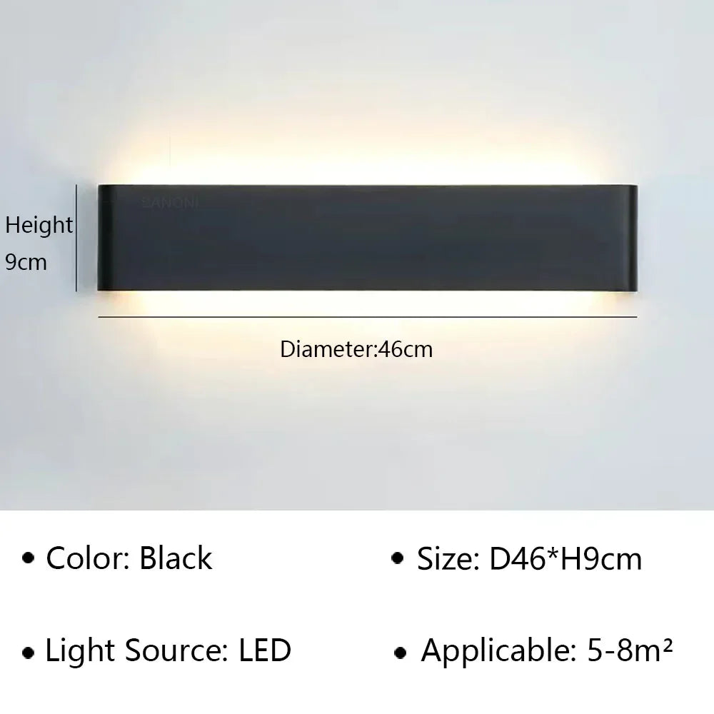 Stylish LED Wall Sconce with Soft White Light
