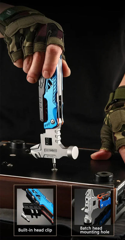 Versatile 3-in-1 Multi Tool Plier Hammer Set