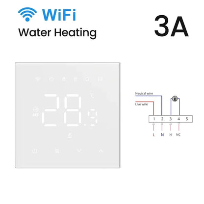Intelligent WiFi Thermostat Touchscreen Energy Saver